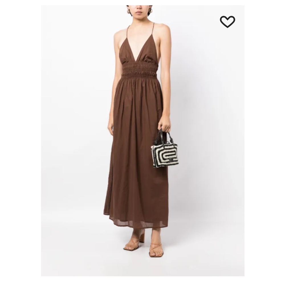 Faithfull The Brand Brown Maxi Dress